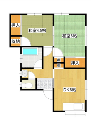 駐車場付き！収納多めの昭和の趣漂う平屋の間取り